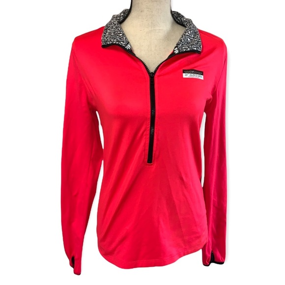 PINK Victoria's Secret Tops - Victorias secret PINK ultimate half zip stretch athletic long sleeve